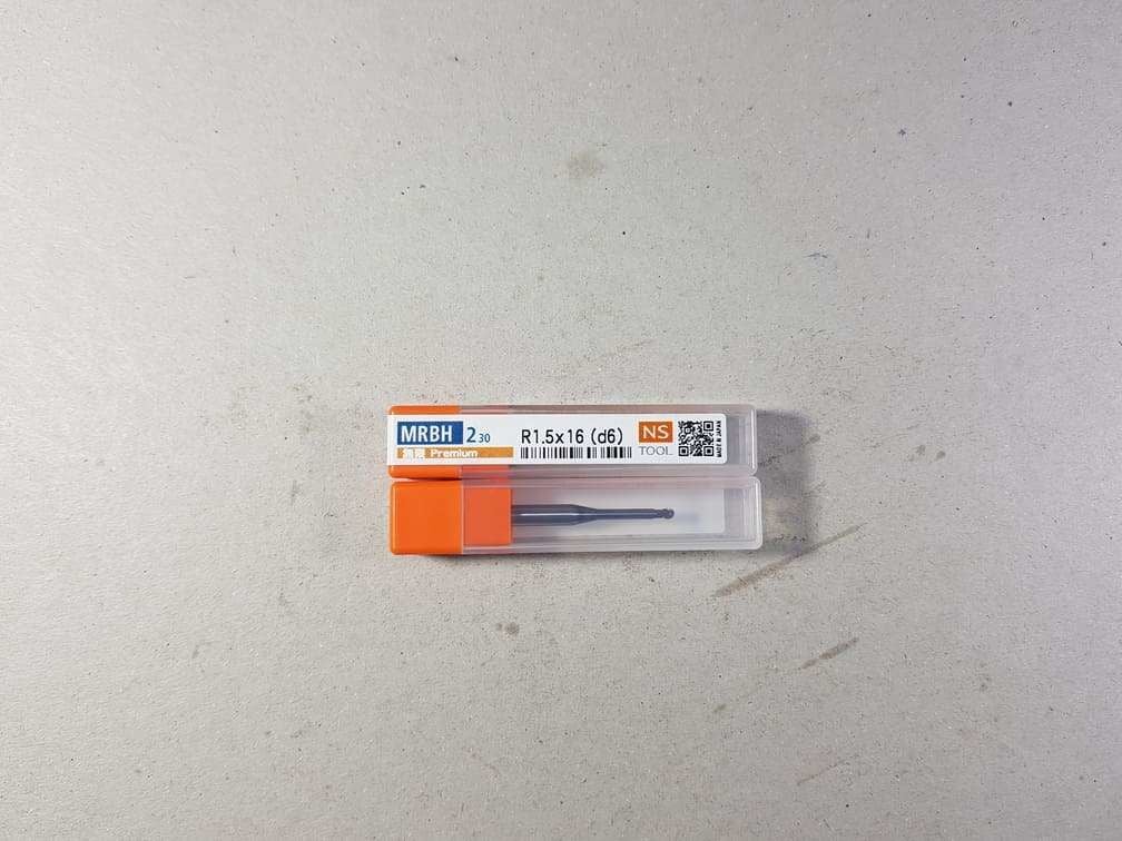 Ns Tool Mrbh 230 Çap 3mm R1.5mm Küre Karbür Freze (Japan) 65Hrc