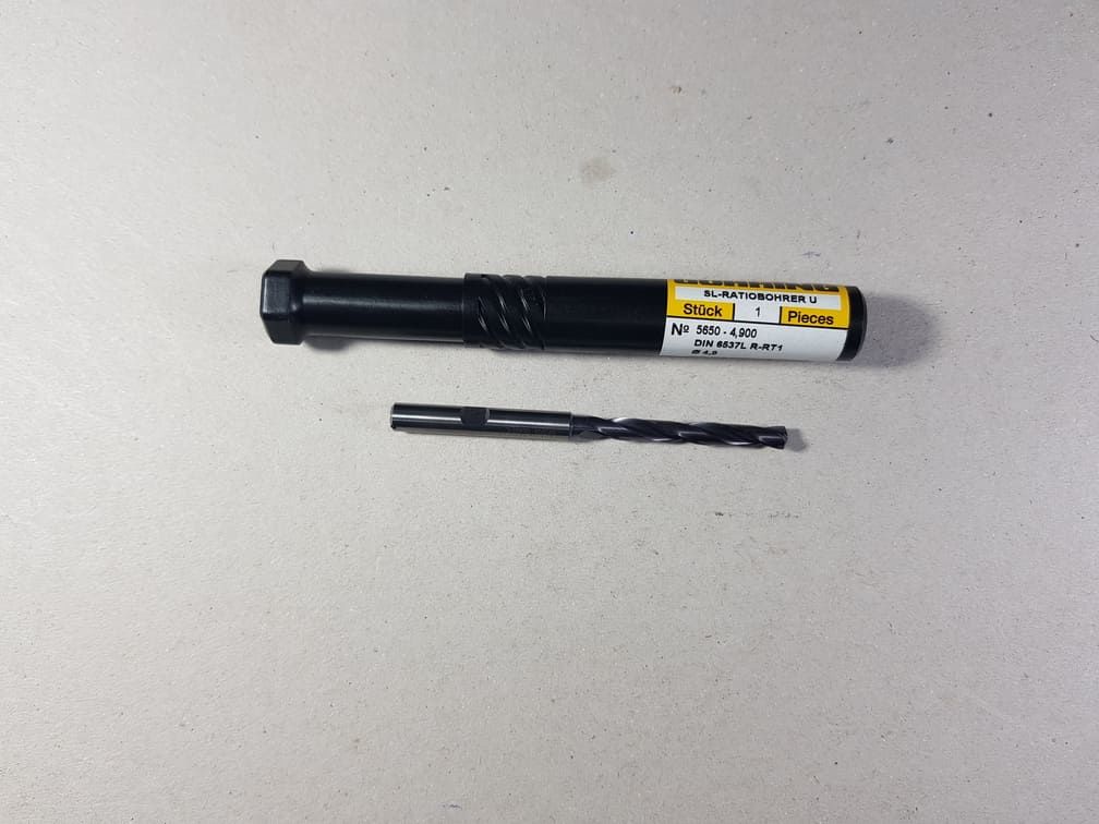 Gühring 5650 Çap 4.9mm Karbür Matkap 5XDc