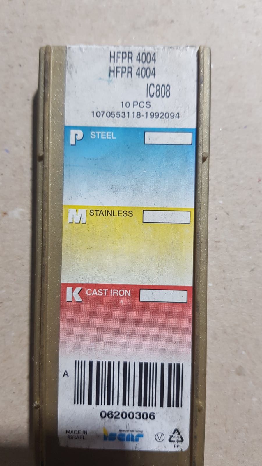 Iscar Hfpr 4004 Ic808 Elmas Uç