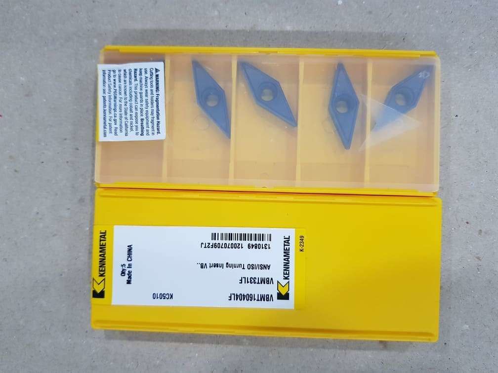 Kennametal Vbmt 160404Lf Kc5010 Elmas Uç