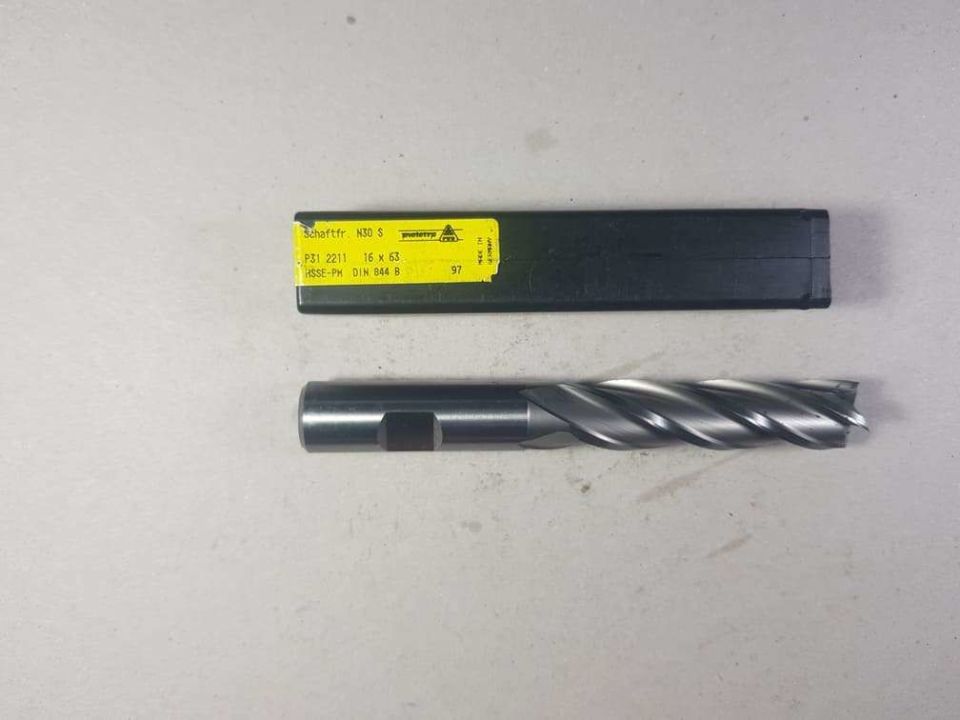 Walter Prototyp P312211 Çap 16mm 16X63X125mm HSS-E Pm Alüminyum Frezesi