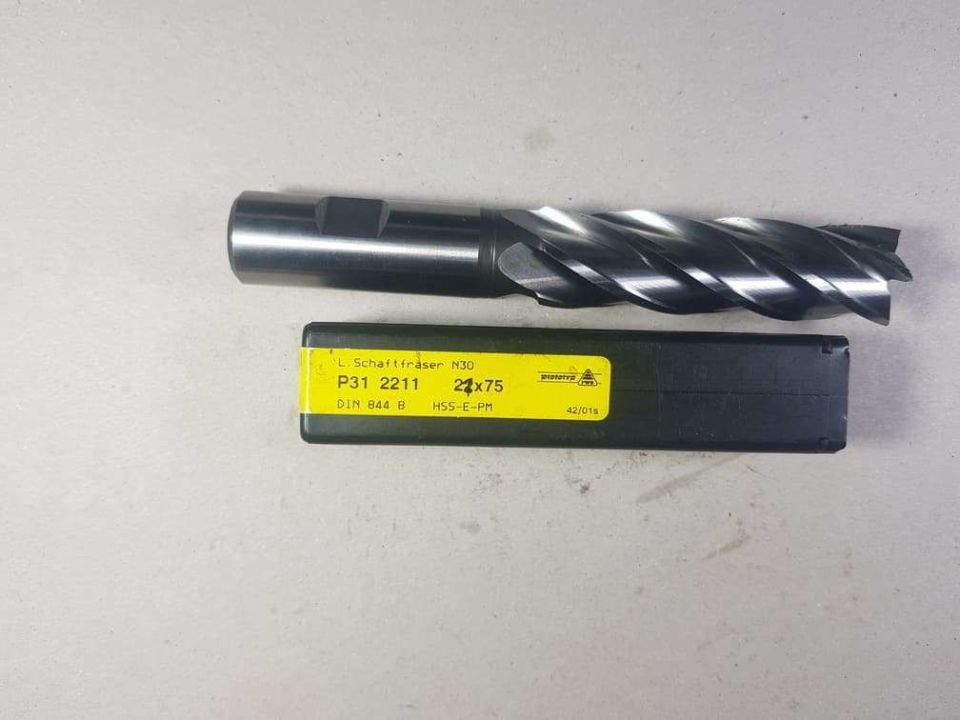 Walter Prototyp P312211 Çap 22mm 22x75X141mm HSS-E Pm Alüminyum Frezesi