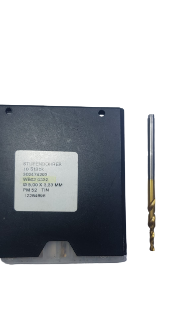Schlenker Wb02-0332 D=3.33x5mm Tin HSS Kademeli Matkap